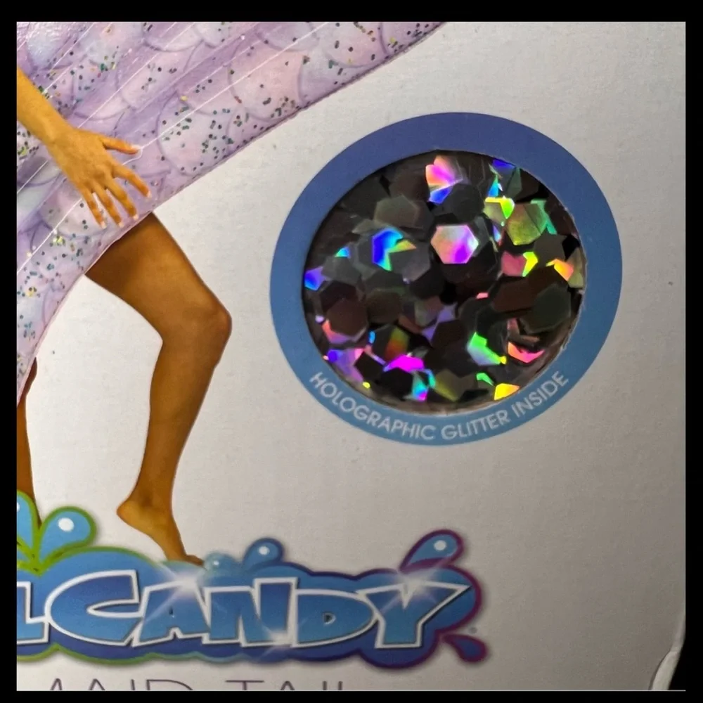 PoolCandy Mermaid Tail Pool Raft - Picture 2 of 4
